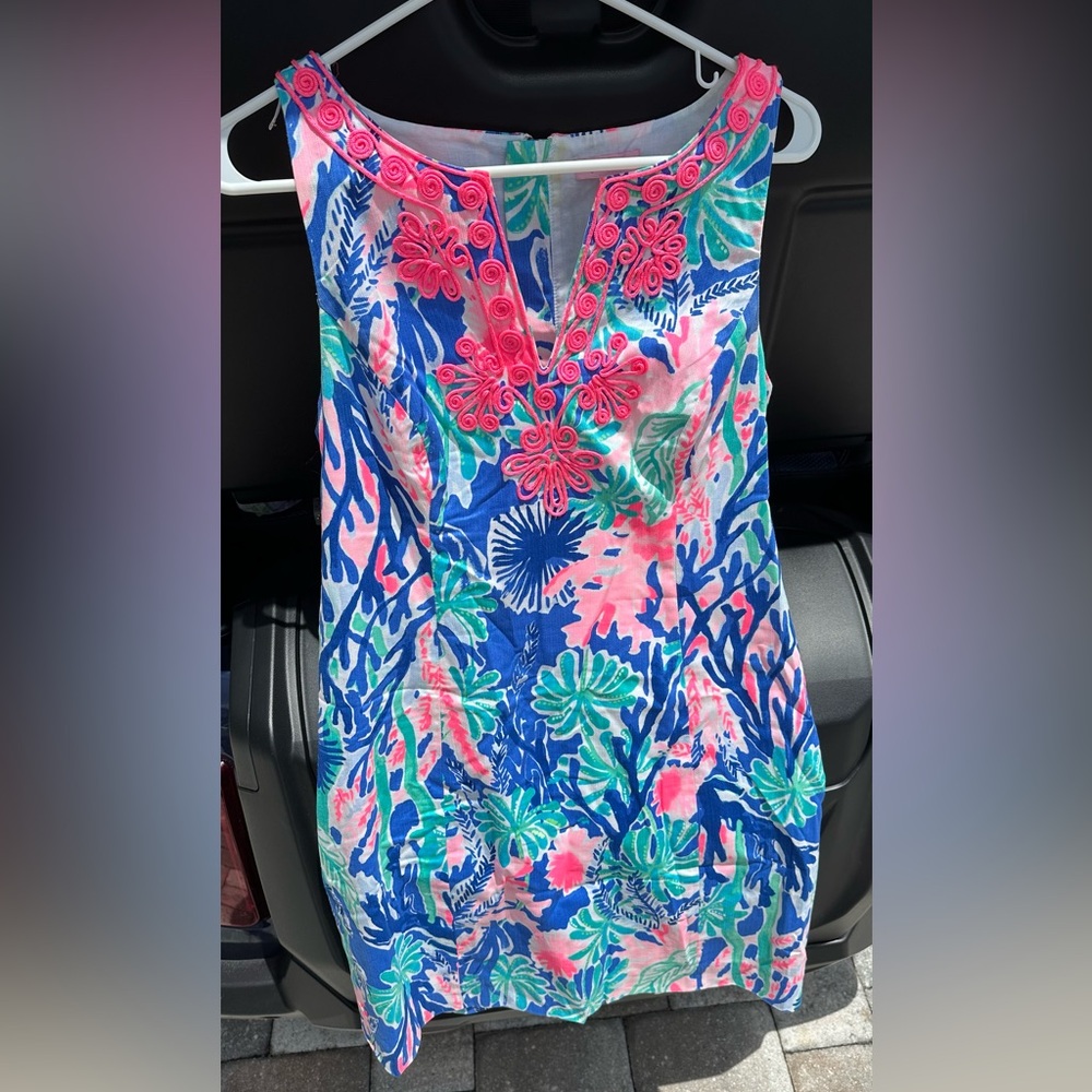 Lilly Pulitzer Gabby Shift Dress- Jet Stream